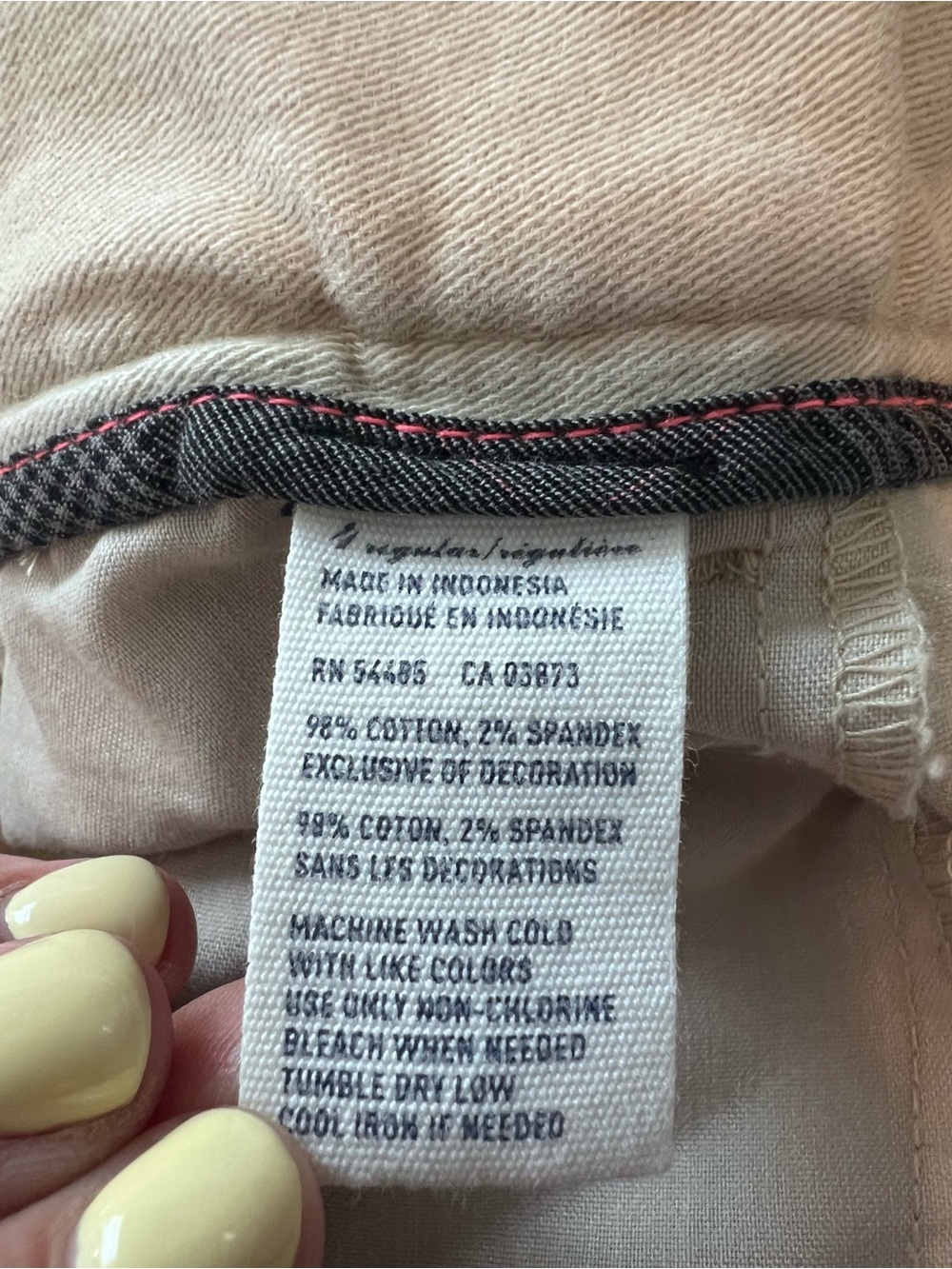 Vintage 2010 American Eagle Outfitters Khaki Straight-Leg Pants - Picture 4 of 6